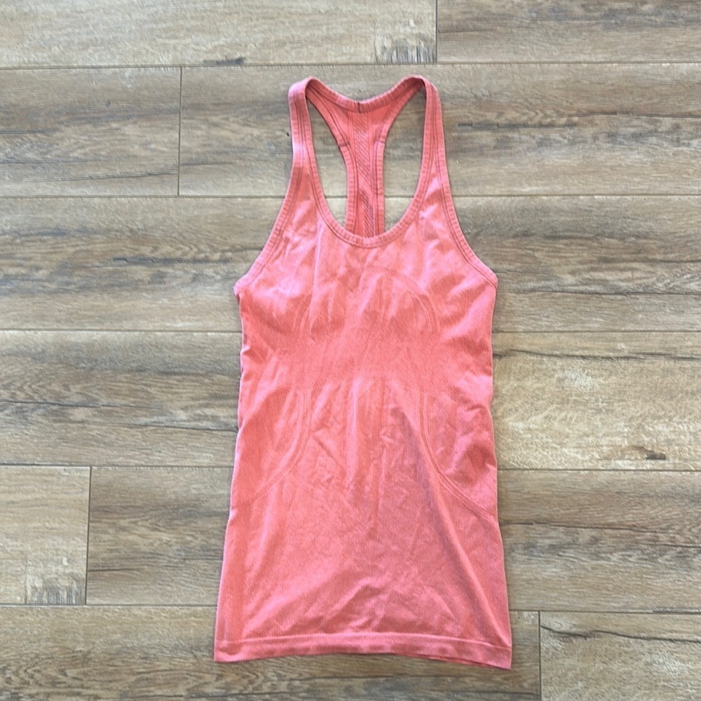 Lululemon Pink Racerback Tank Top Size 4
